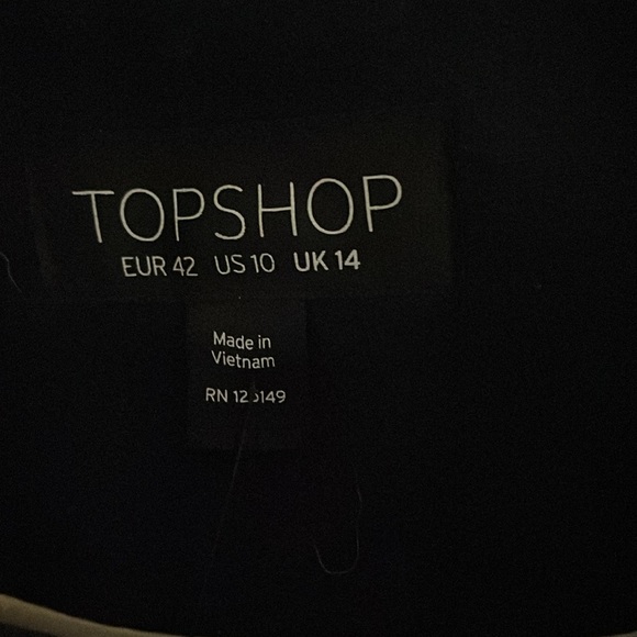 Topshop Over Coat size 10 - Picture 6 of 7